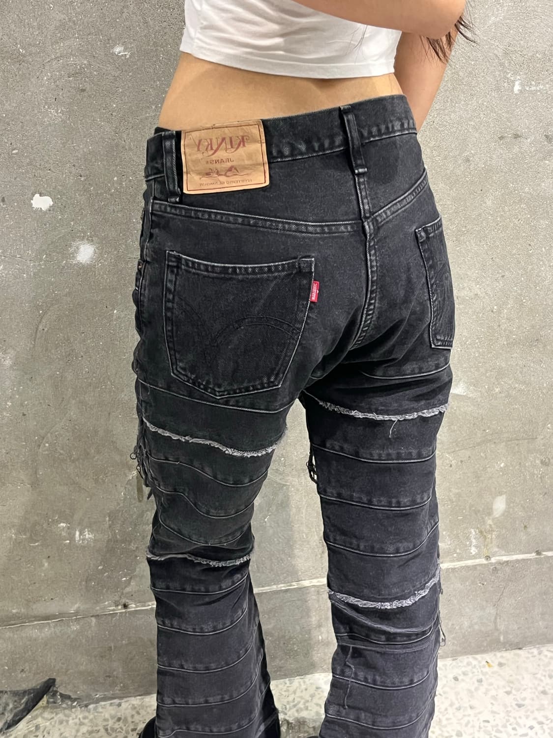 Hysteric Glamour 히스테릭 글래머 흑청 kinky jeans 상품이미지2
