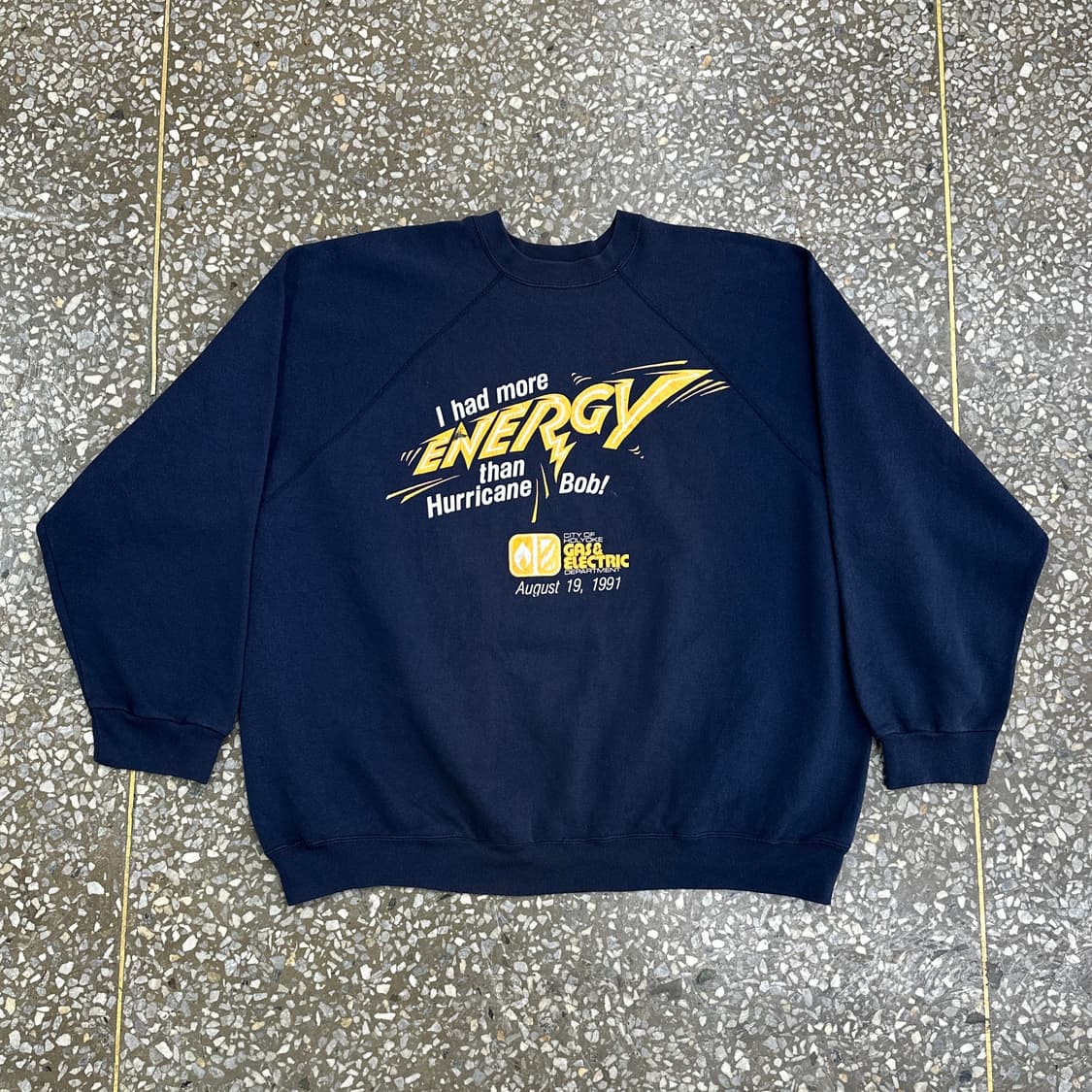 90s USA 툴텍스 에너지 빈티지 스웻셔츠 3XL 상품이미지1