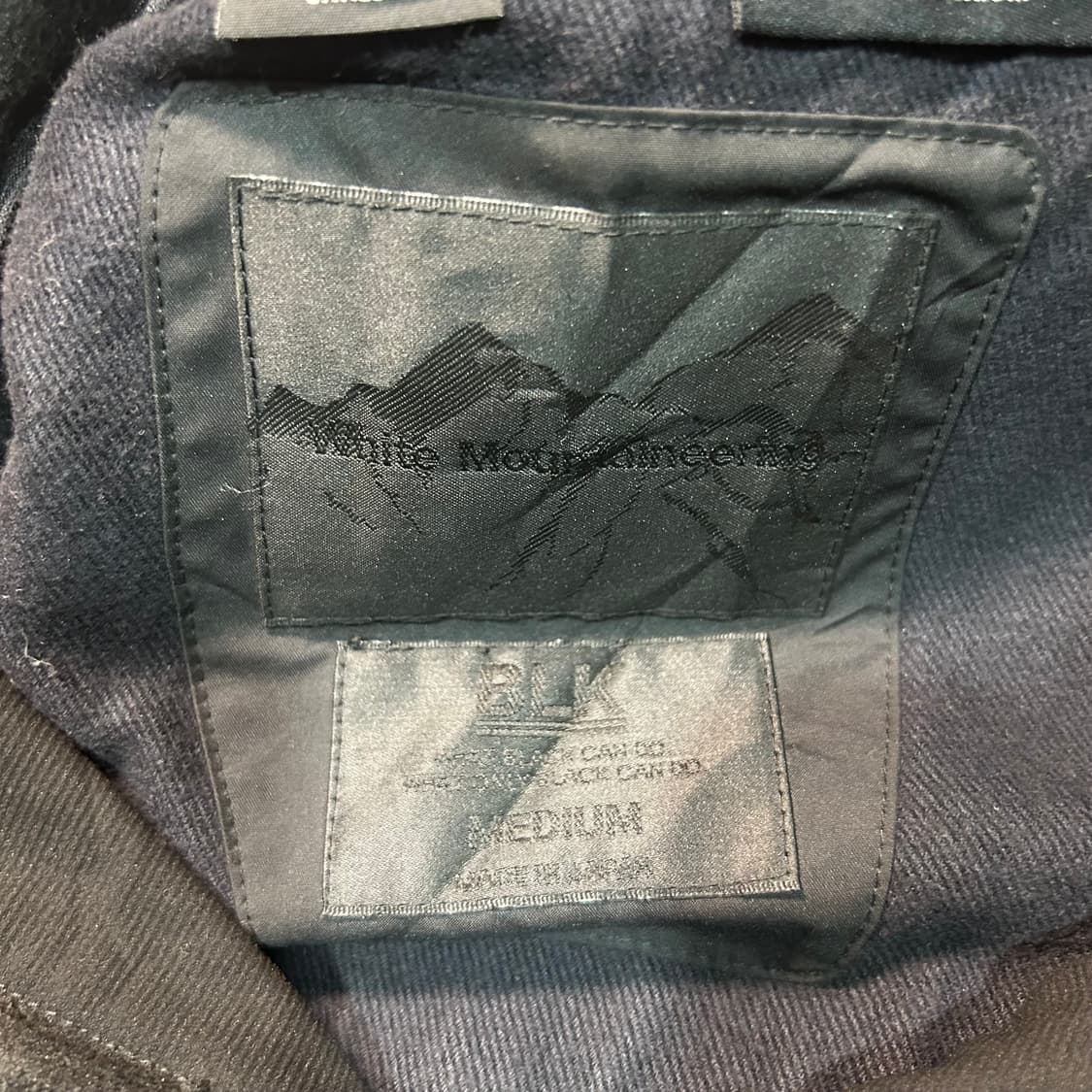 [XL] 10AW 화이트 마운티니어링 BLK 자켓 상품이미지8