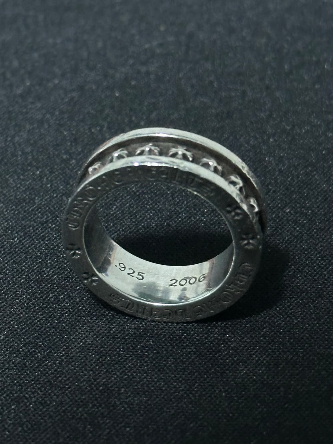 크롬하츠 미니플러스링 반지 US8 (17~18호) 한스룸 풀구성 상품이미지3