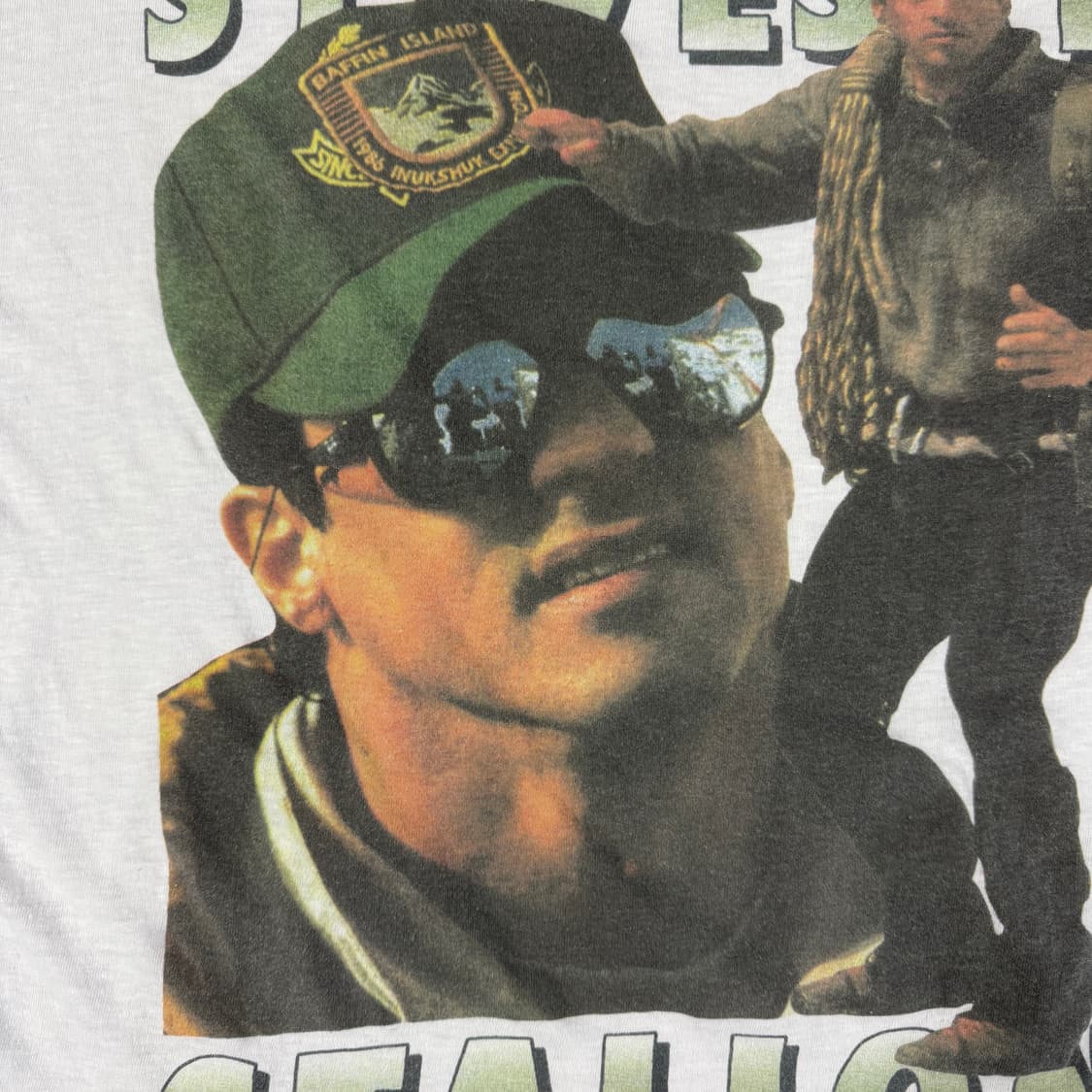 빈티지 90s Sylvester Stallone 실베스터 스탤론 랩티셔츠 상품이미지4