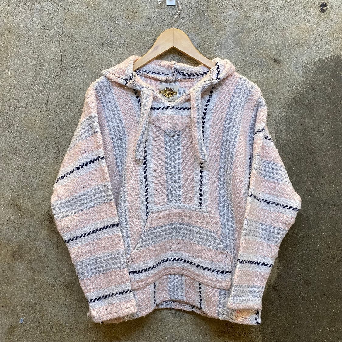 미국빈티지 핑크 니트후드 상품이미지2