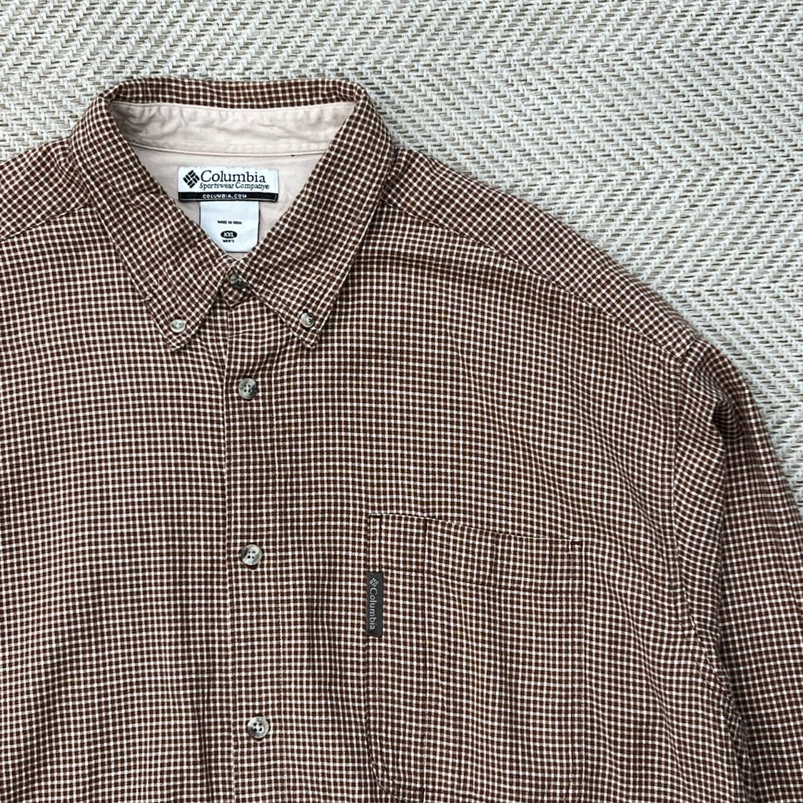 컬럼비아 포켓 체크 셔츠 r2814 상품이미지5