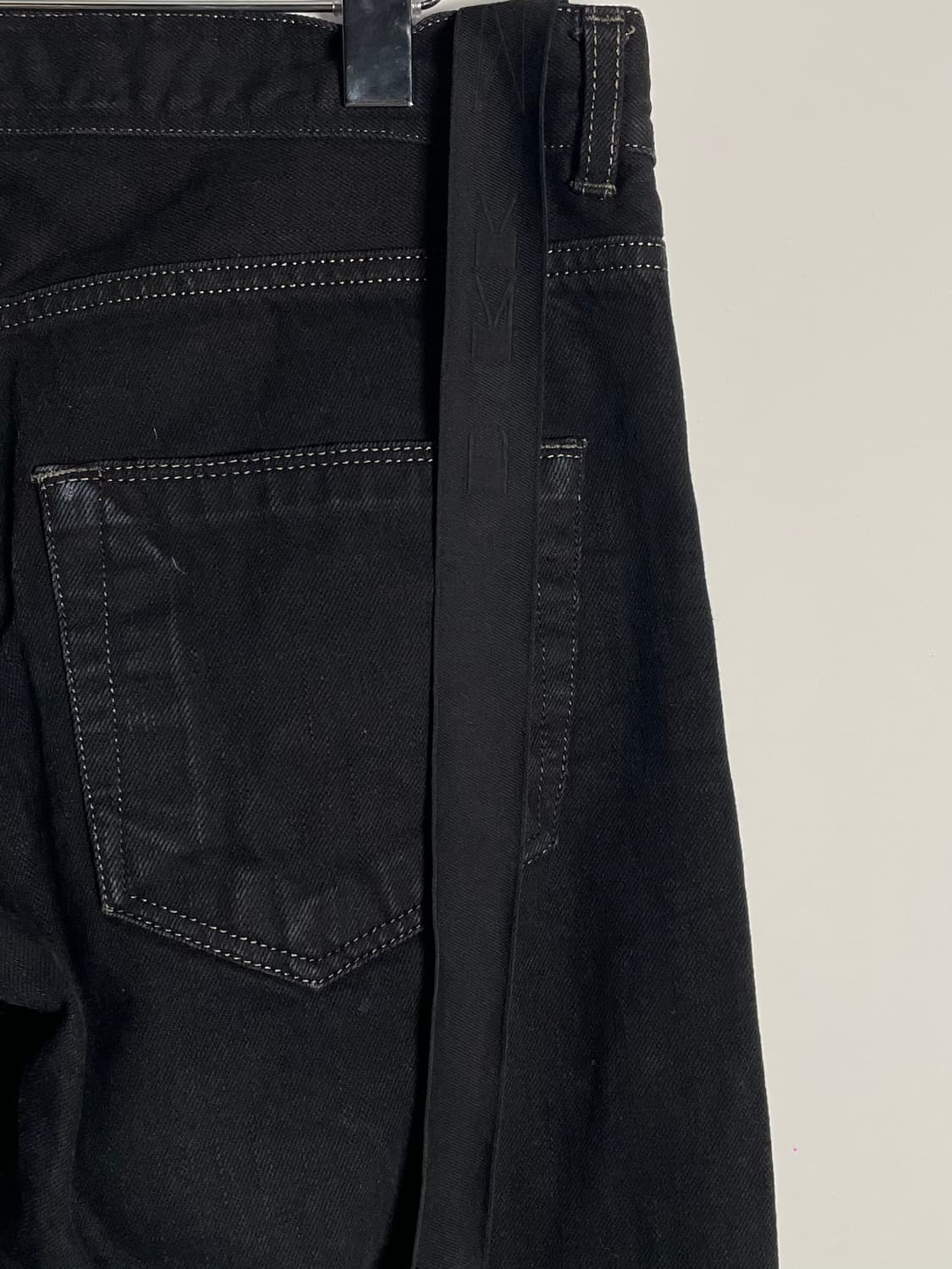 릭오웬스 콜랩스 데님 크롭진  (onp.34)   상품이미지6