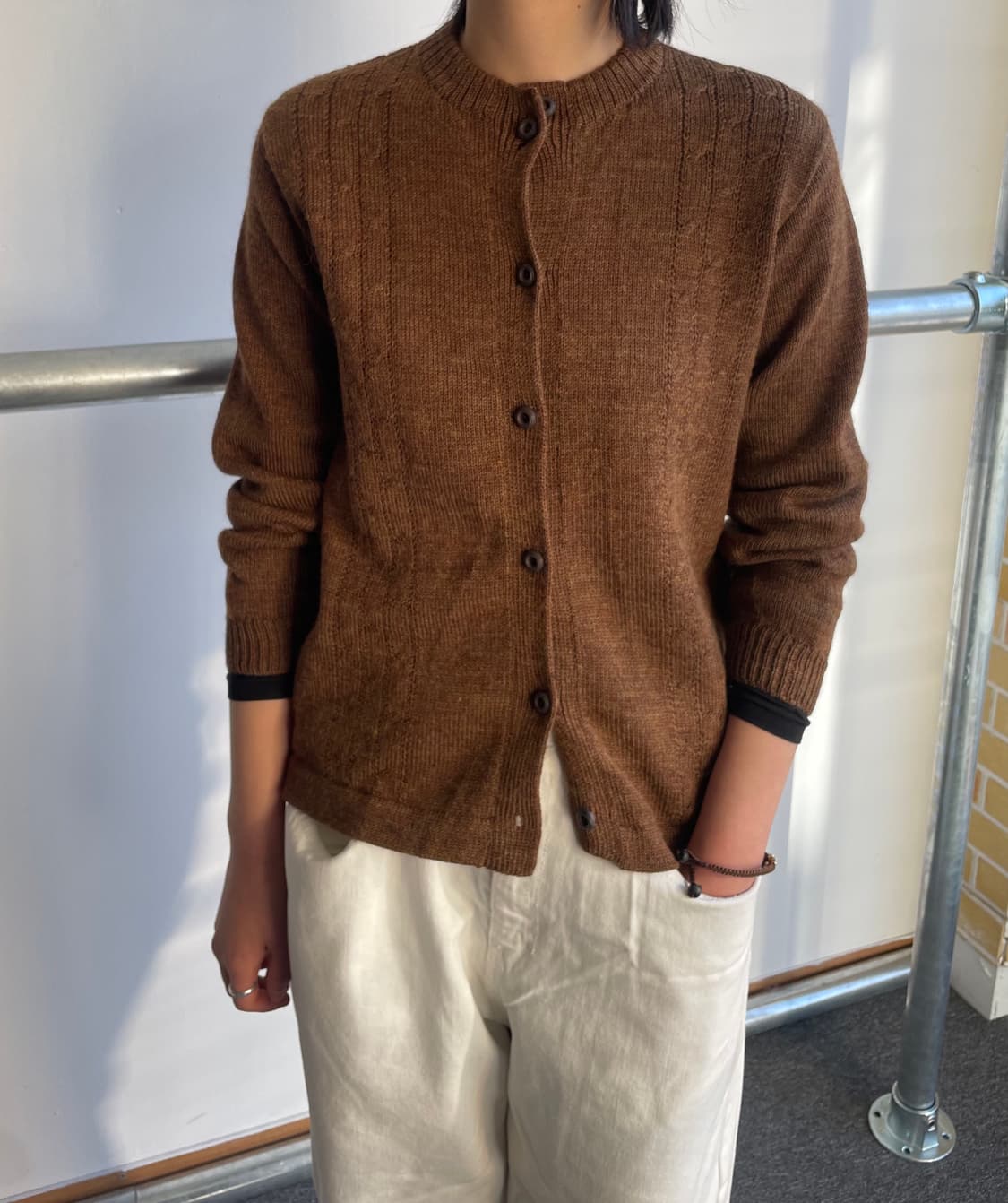 Brown cardigan 상품이미지6