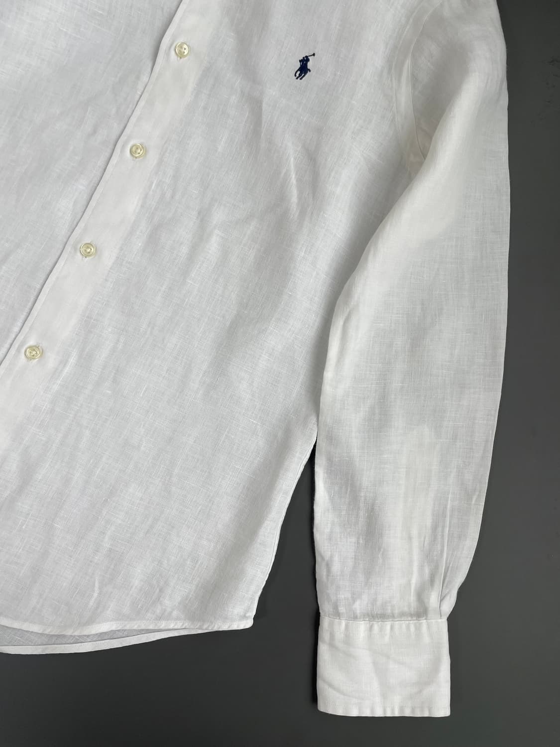 [S] 폴로 랄프로렌 여성 린넨 셔츠 커스텀 핏 상품이미지3
