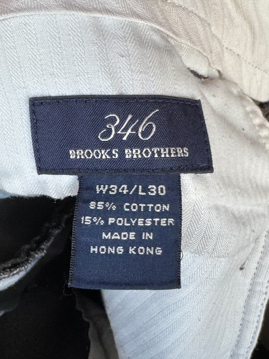 브룩스브라더스 도그자수 코듀로이 팬츠 브라운 34 상품이미지5