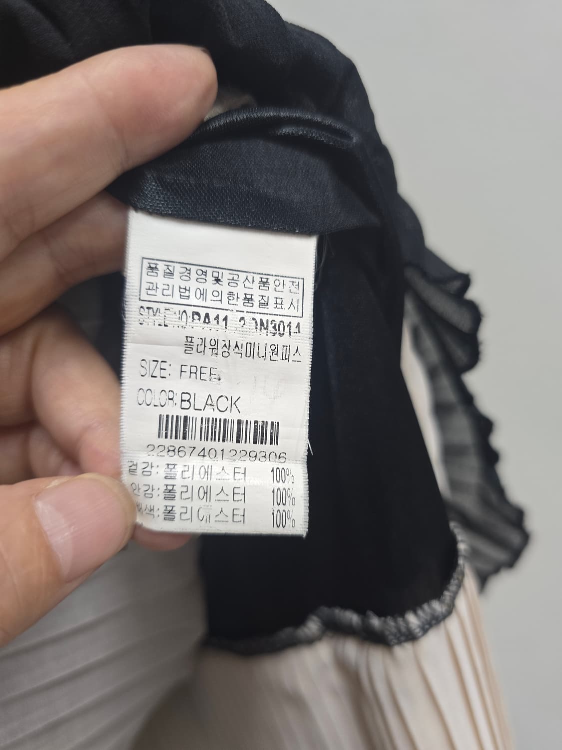 플라워 플리츠 미니 원피스 free 상품이미지4