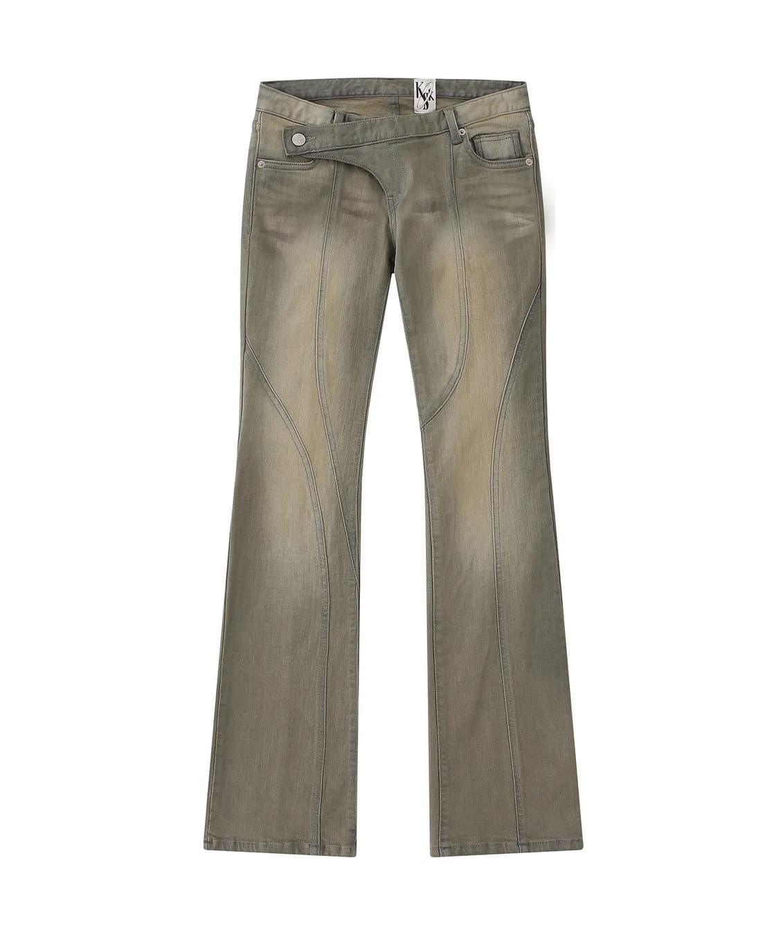 카시코 lowrise washed jeans beige 상품이미지1