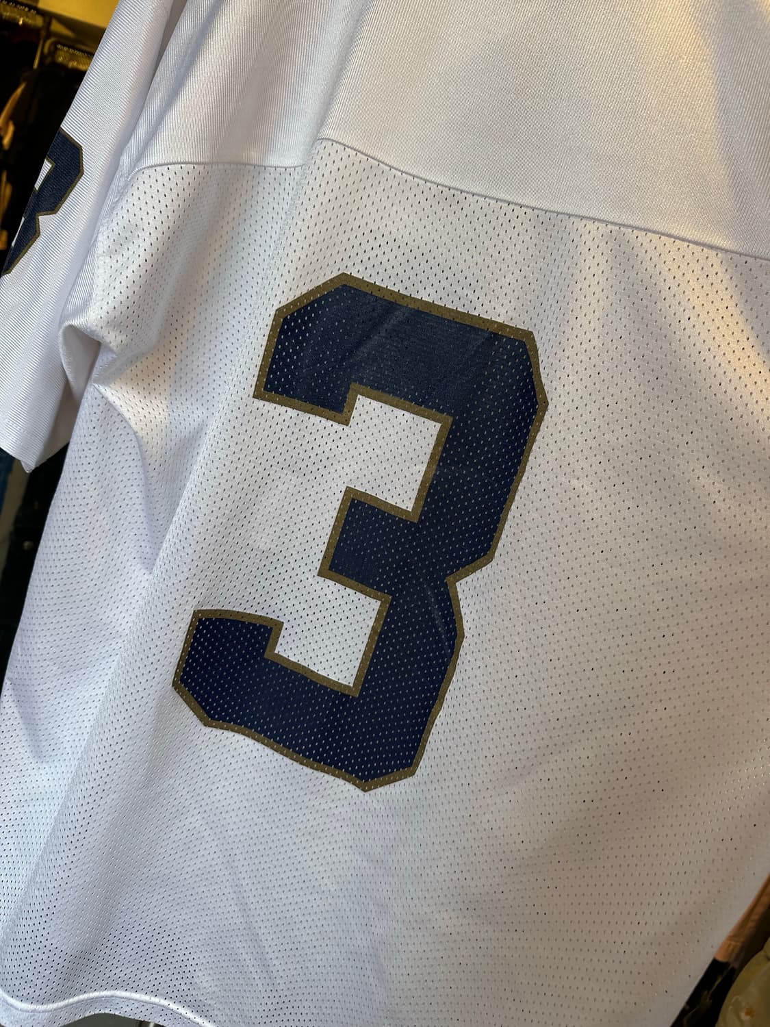 아디다스 NFL 풋볼 Notre Dame 애슬레틱 메쉬 져지 상품이미지7