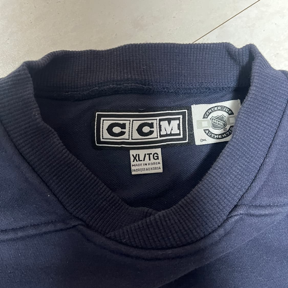 90s NHL CCM 토론토 하키팀 오버사이즈 스웻 기모 맨투맨 크루넥  상품이미지3