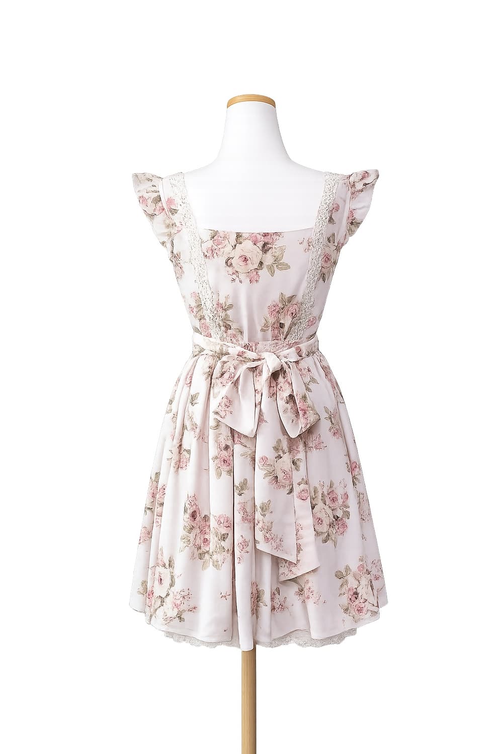 LIZ LISA 로즈 플로럴 레이스업 원피스(무배) 상품이미지5