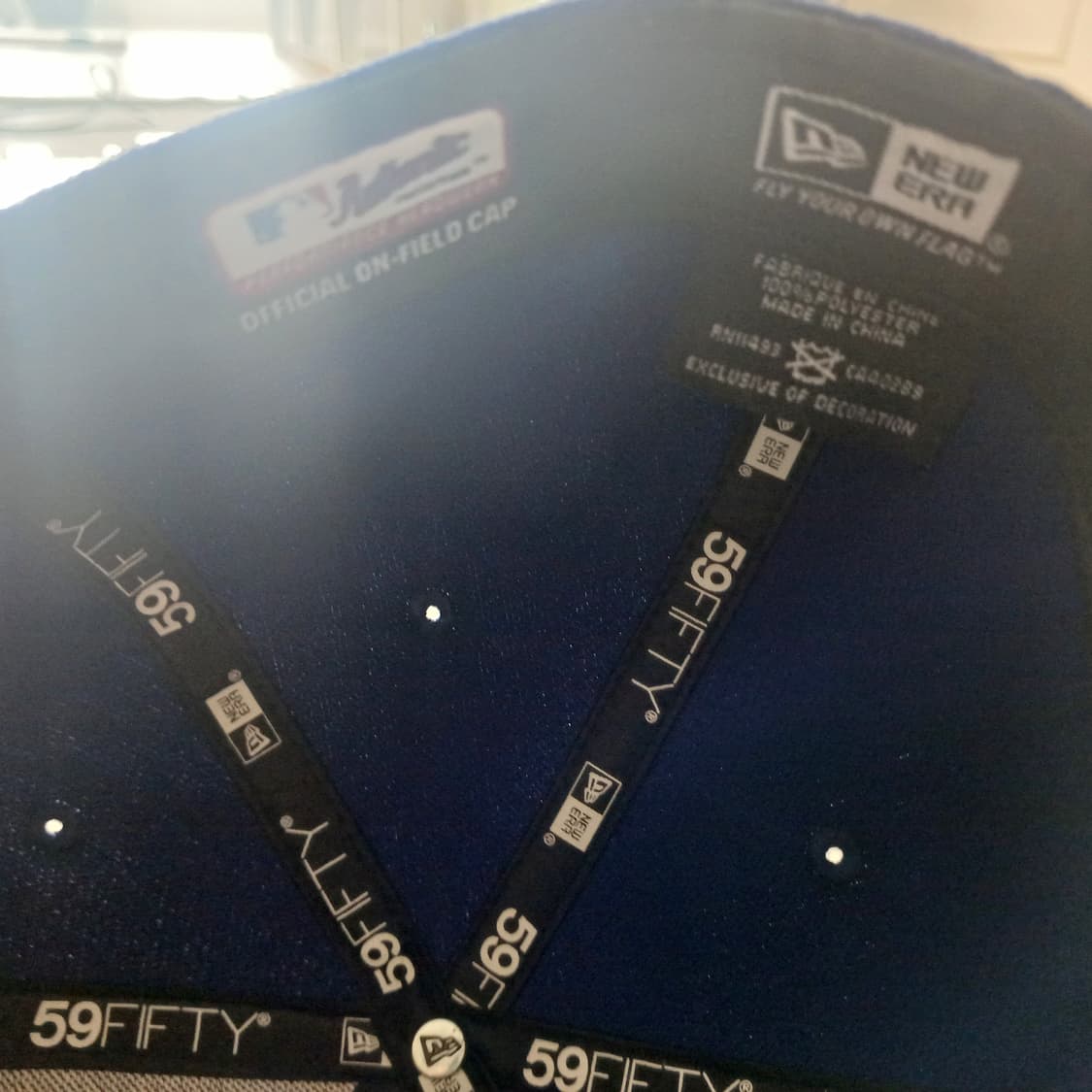 LA뉴에라59FIFTY 사이즈7에2분에1 블루 상품이미지3