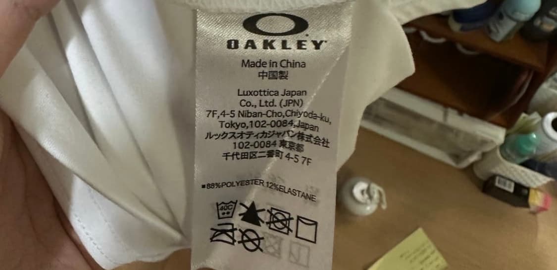 오클리 기본 기능성 화이트 반팔 티셔츠 상품이미지5