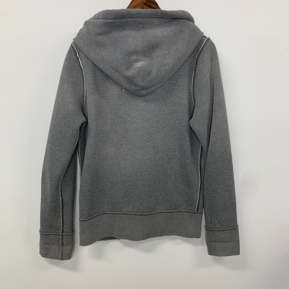 아베크롬비 y2k 와투케 헤비코튼 그레이 후드집업 상품이미지3