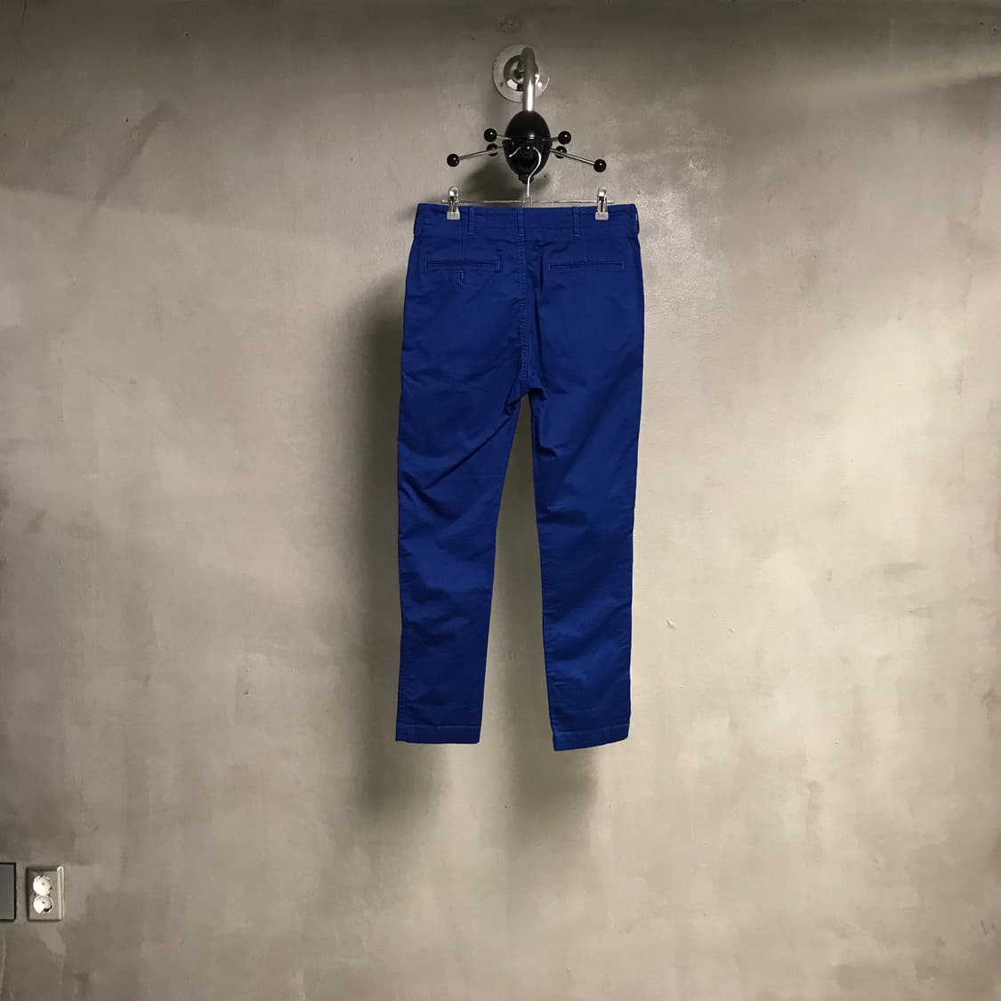 빔즈 코튼 팬츠 블루 S 상품이미지4