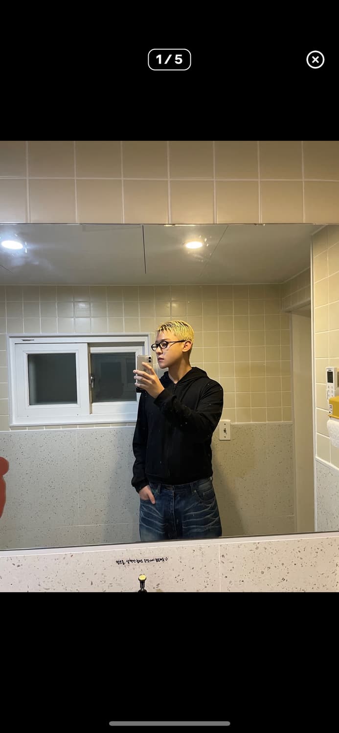 mudule 라운지 후드집업 블랙 3 상품이미지2