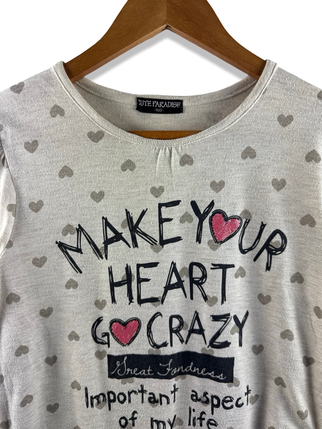 JPN 키치 하트도트 롱슬리브2888 상품이미지3