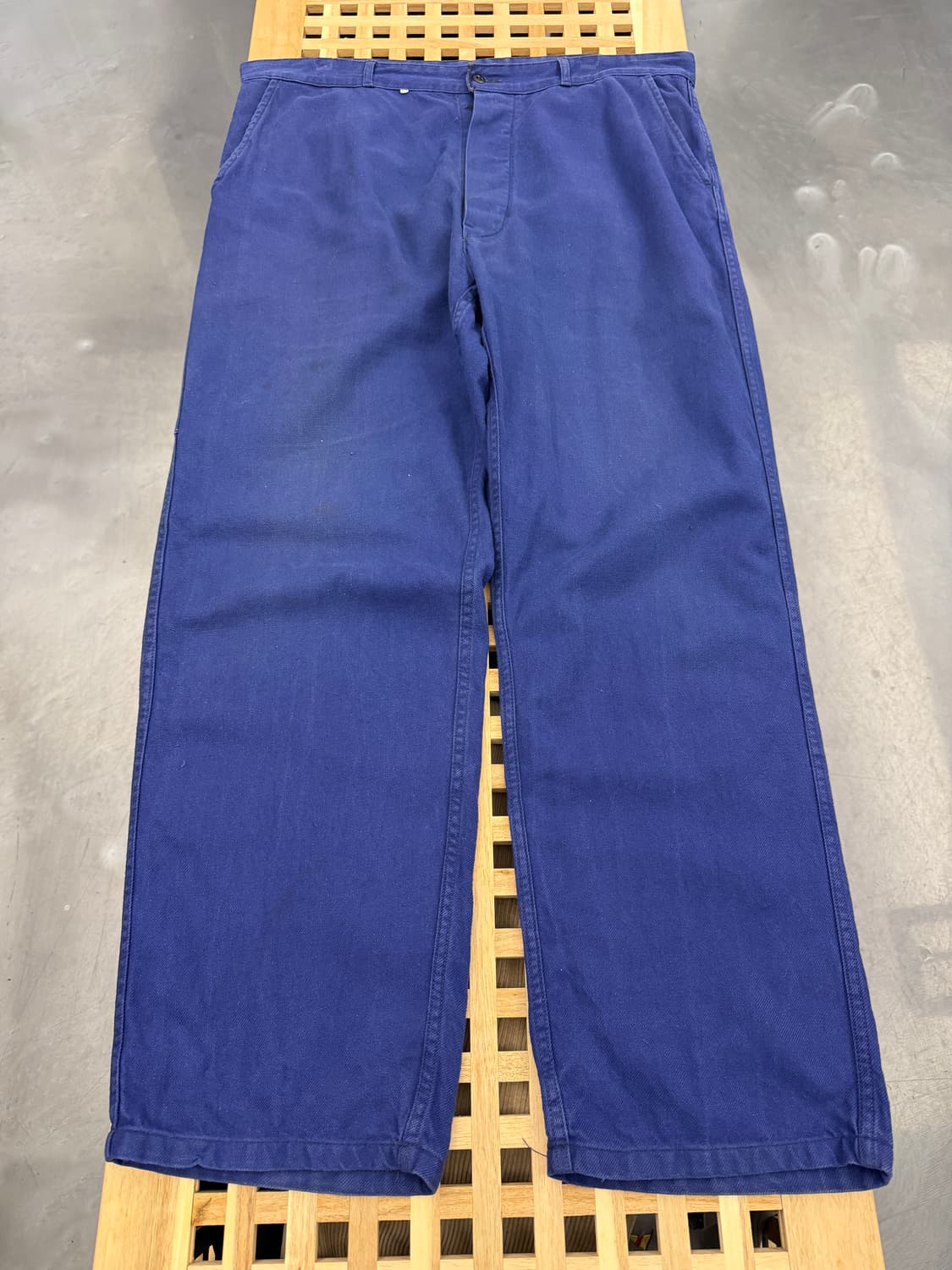 OLD MODEL WASHED NAVY FRENCH 프렌치워크팬츠  상품이미지1