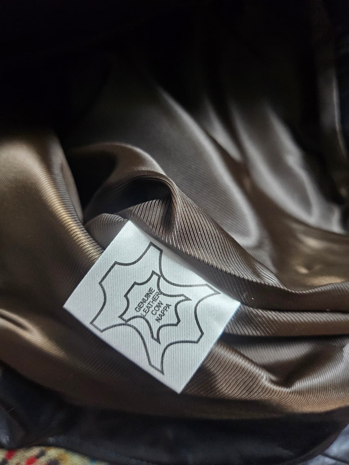 미사용)carphey  웨스턴 카우 레더 패딩 재킷 100 상품이미지6