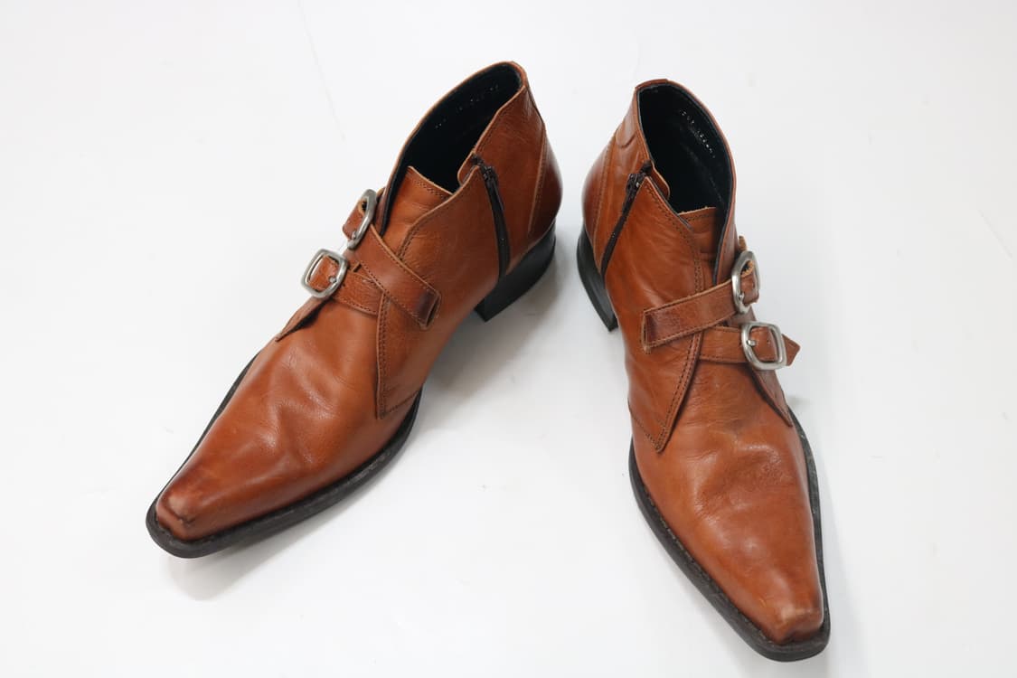 훕데두 스퀘어토 버클 스트랩 부츠 상품이미지4