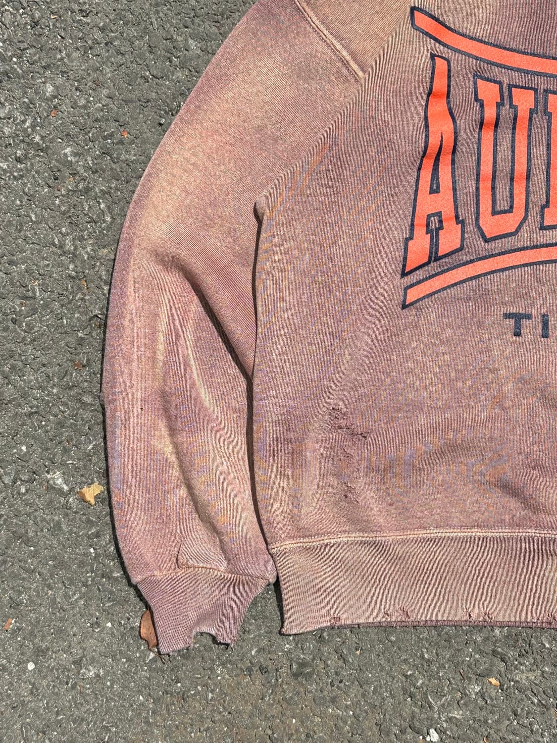  90‘s Russell Auburn Damage Fading Sweat 상품이미지4