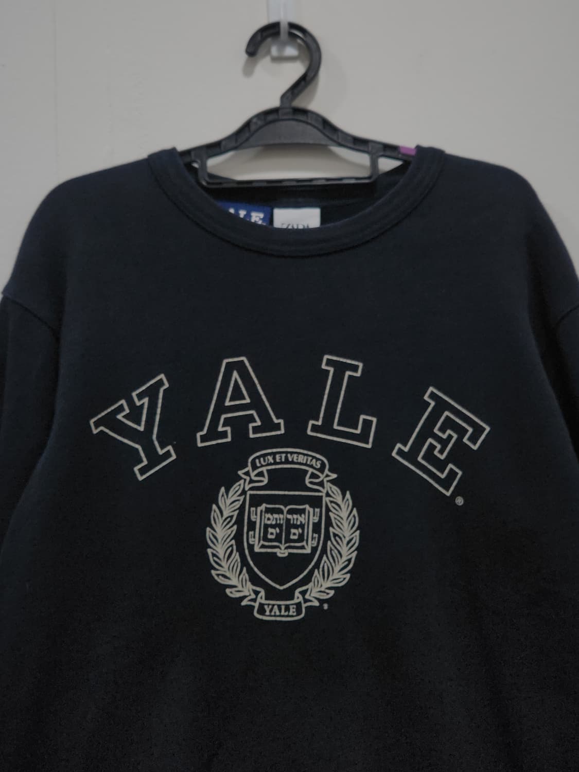 자라 YALE 콜라보 네이비 맨투맨 M 상품이미지2