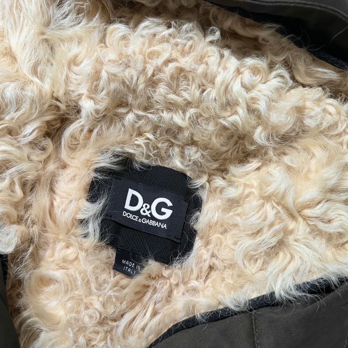 돌체 앤 가바나 D&G 양털 라이닝 후드 야상 자켓 상품이미지5