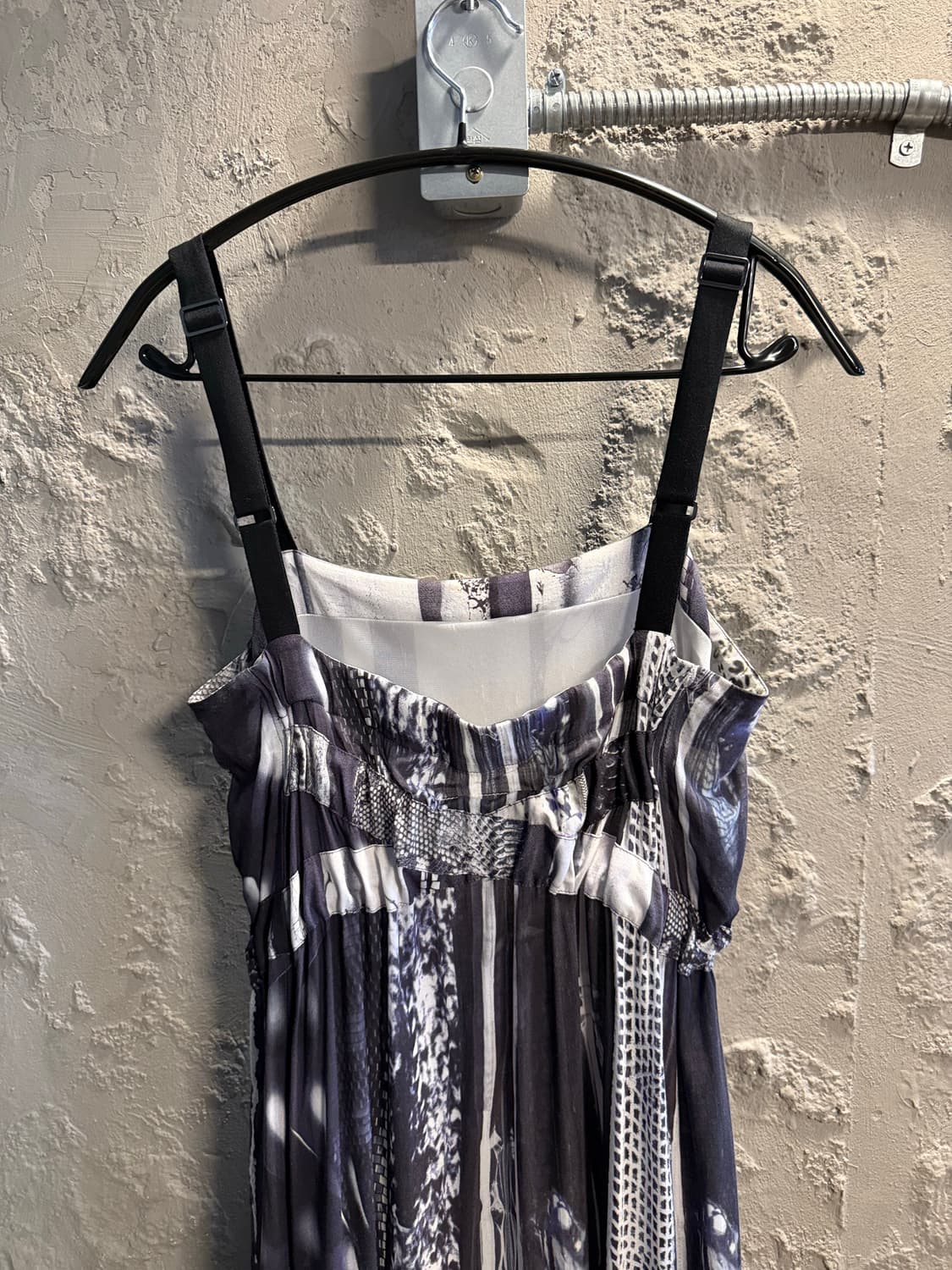 40 메종 마르지엘라 MM6 패턴 스트랩 원피스 그레이 상품이미지4