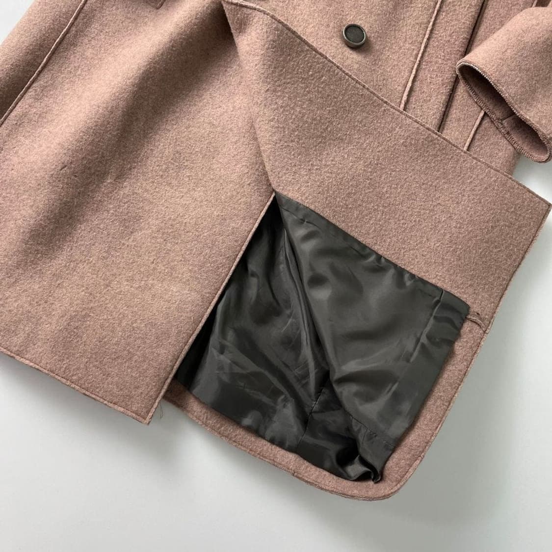 시스템 19FW 세미 오버 더블 롱 코트 PR1608 상품이미지5