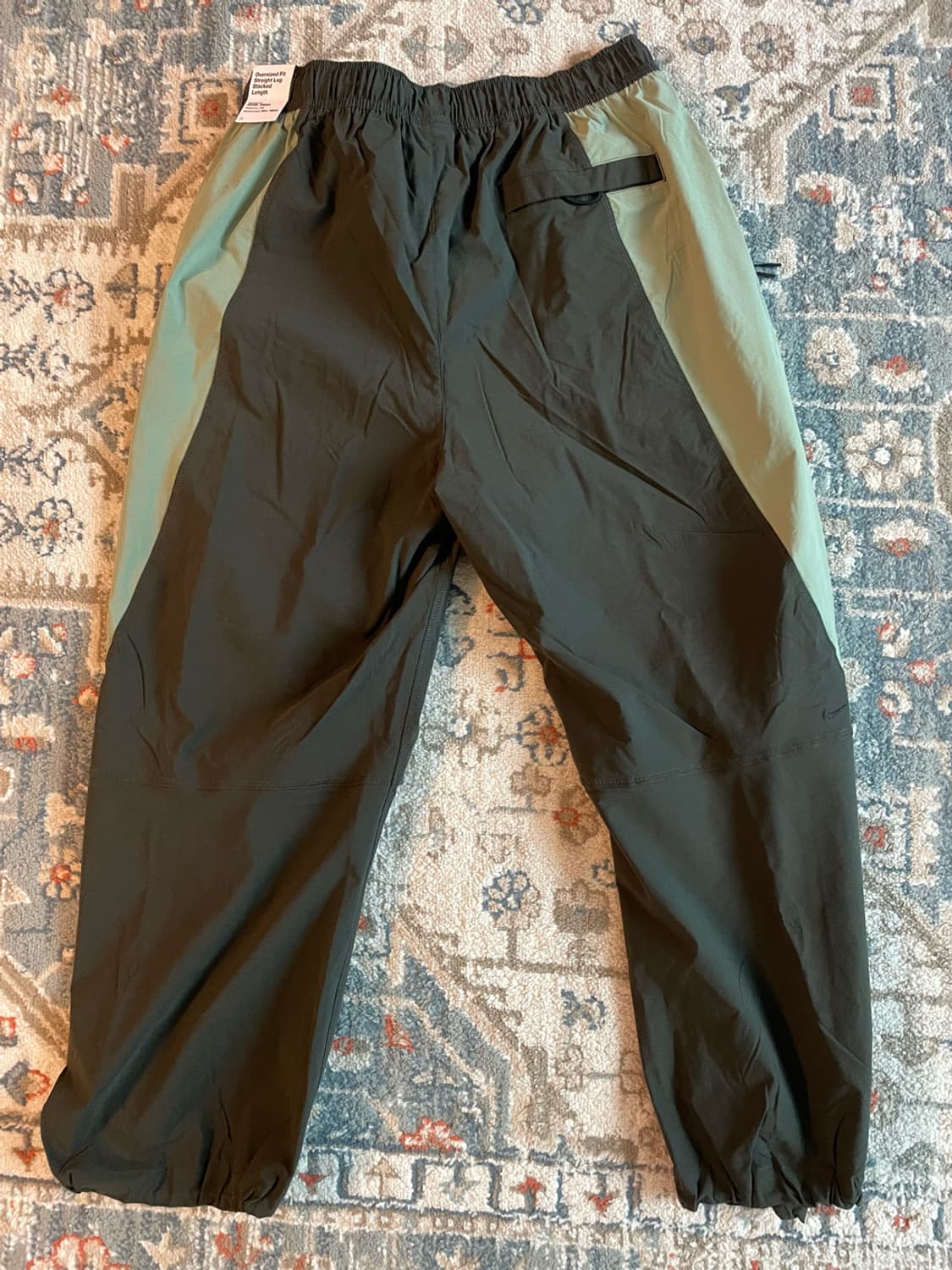 나이키 테크 드라이핏 우븐 컬러 블록 오버사이즈 팬츠(새제품. XL) 상품이미지6