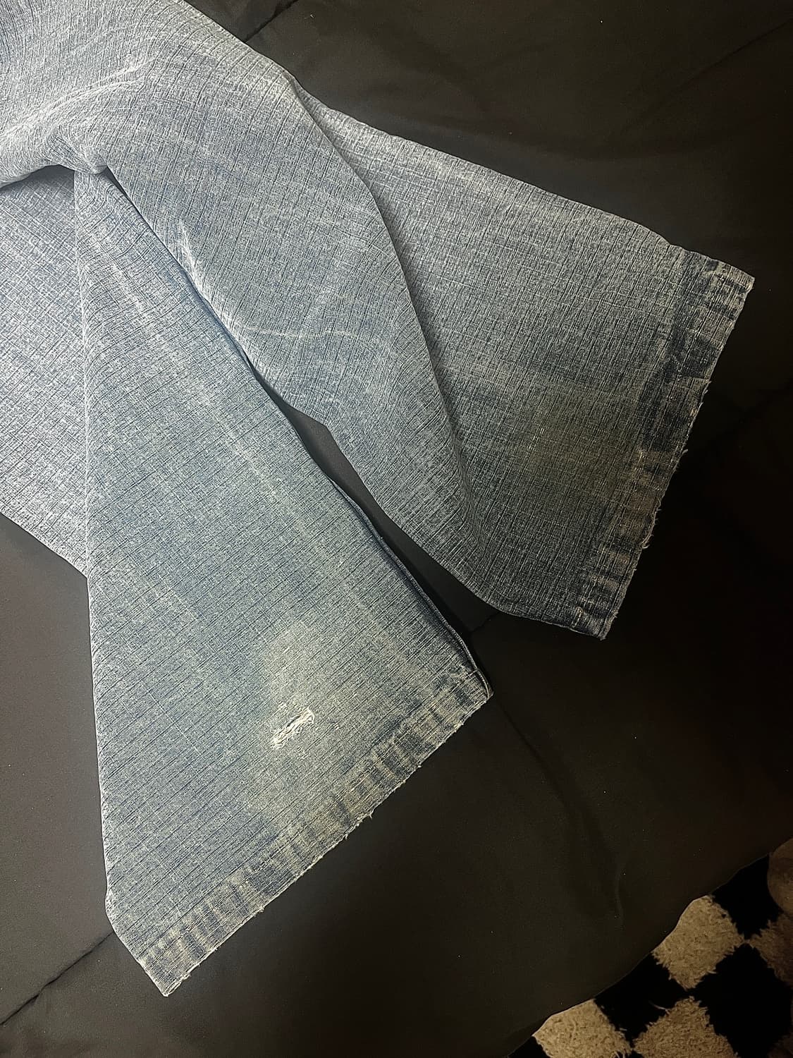 예스아이씨 Two Tucked Ripstop Denim Pants 상품이미지6