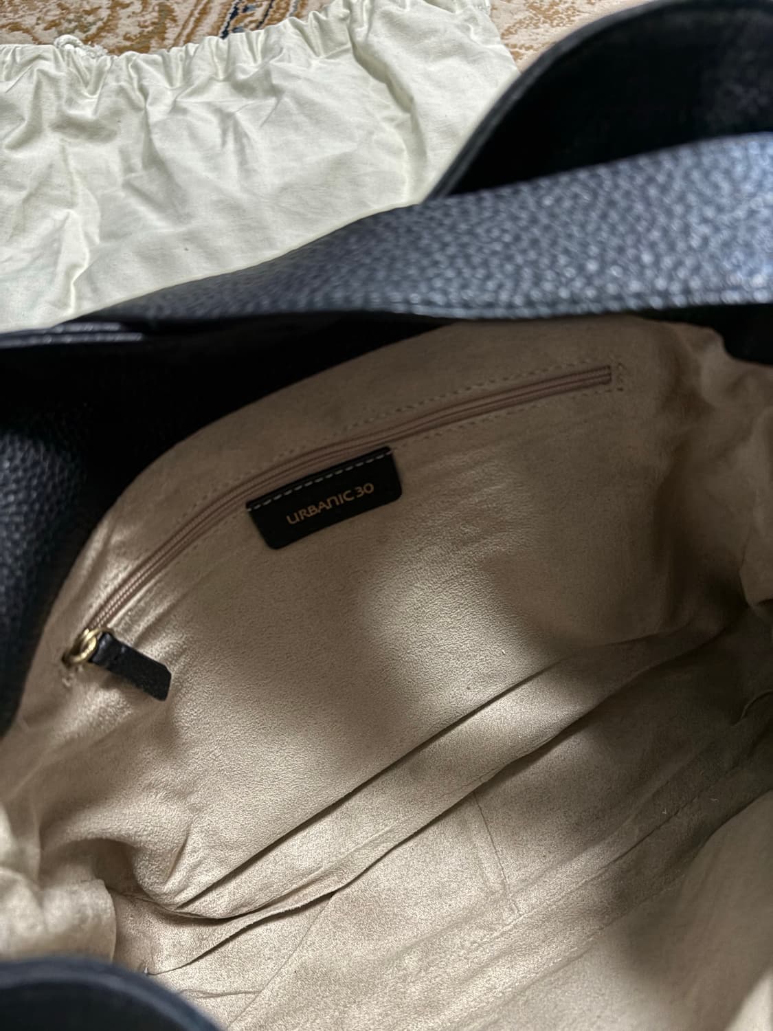 얼바닉 가방 레더 호보백 블랙  상품이미지6