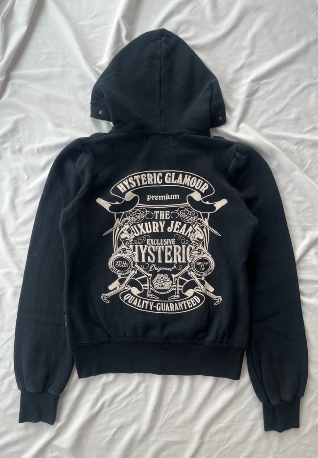 (희귀매물) 히스테릭 글래머 스컬 그래픽 참 스터드 후드집업 상품이미지4