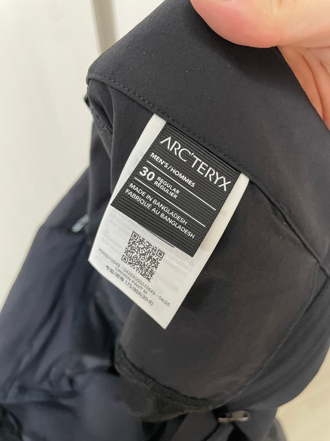 아크테릭스 크로닌 팬츠 블랙 30-R 상품이미지5