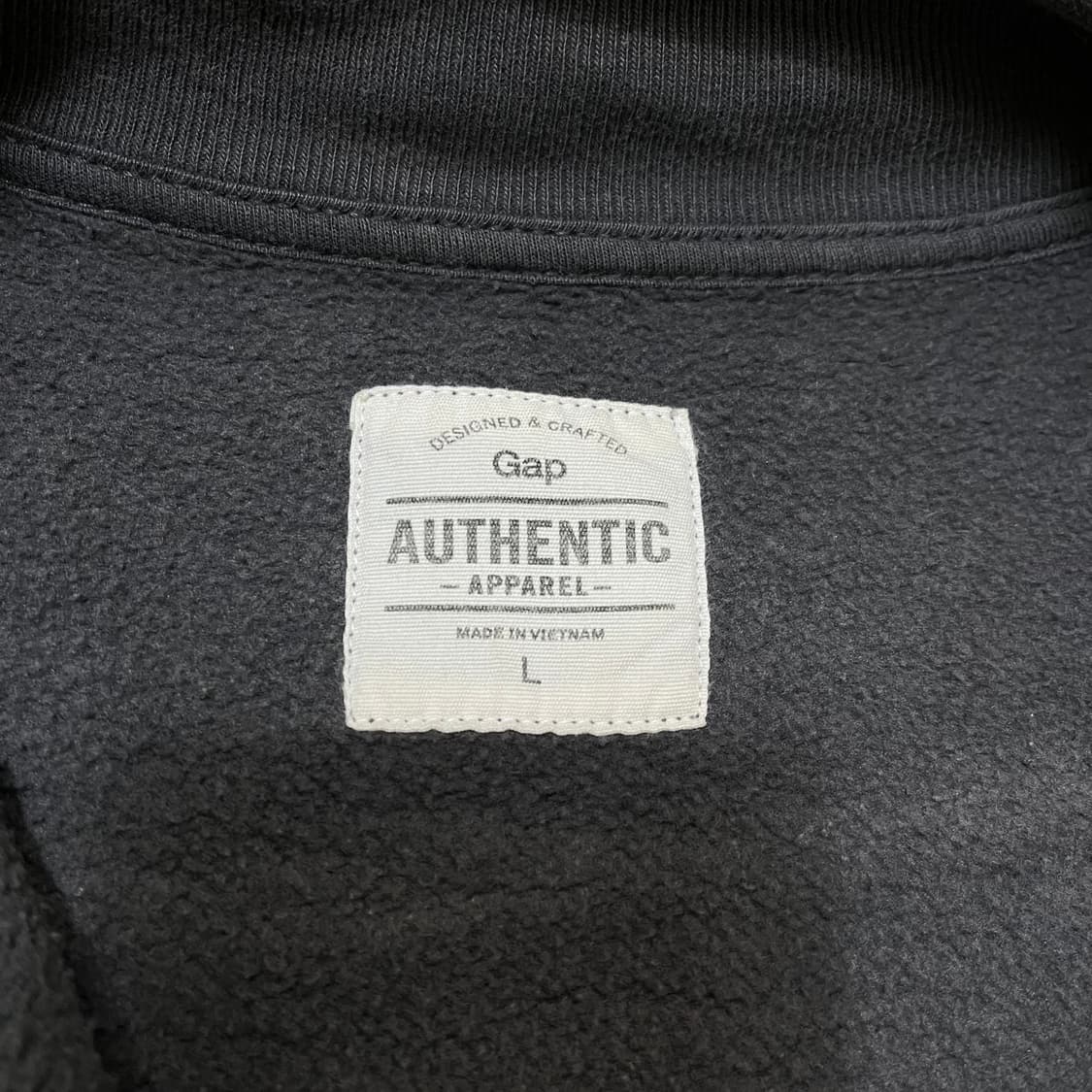 갭 Gap 어센틱 어패럴 1969 빅로고 집업재킷 L(100) 상품이미지4