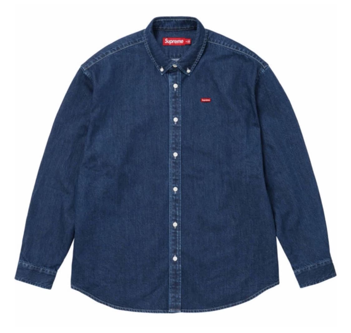 슈프림 스몰 박스로고 데님셔츠 상품이미지2