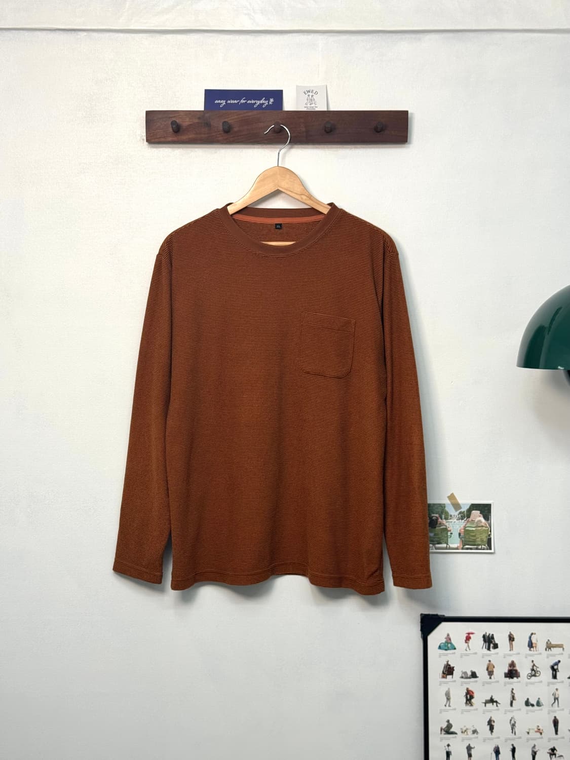 Brick stripe long sleeve/T115 상품이미지1