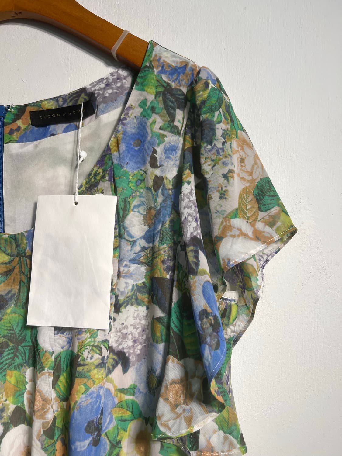 (새상품) Flower blouse 블라우스  상품이미지6