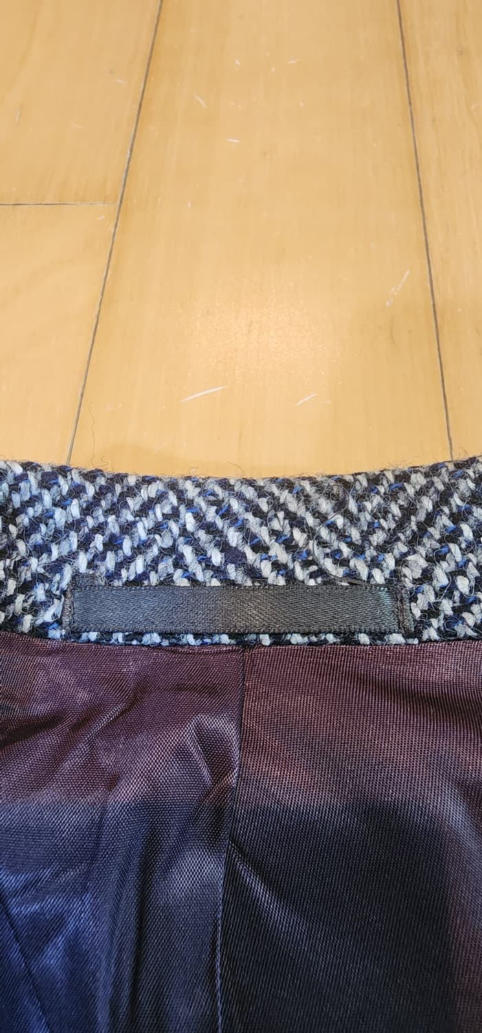 그레이 헤링본 트위드자켓 L 상품이미지6