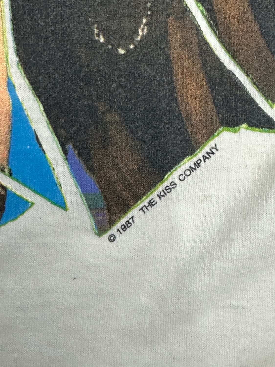 1987' Crazy with KISS 밴드 티셔츠 XL no 상품이미지5