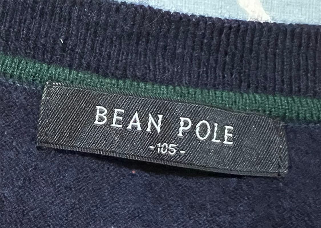 빈폴 남자 아가일 니트조끼 추동 울 L 100 상품이미지3