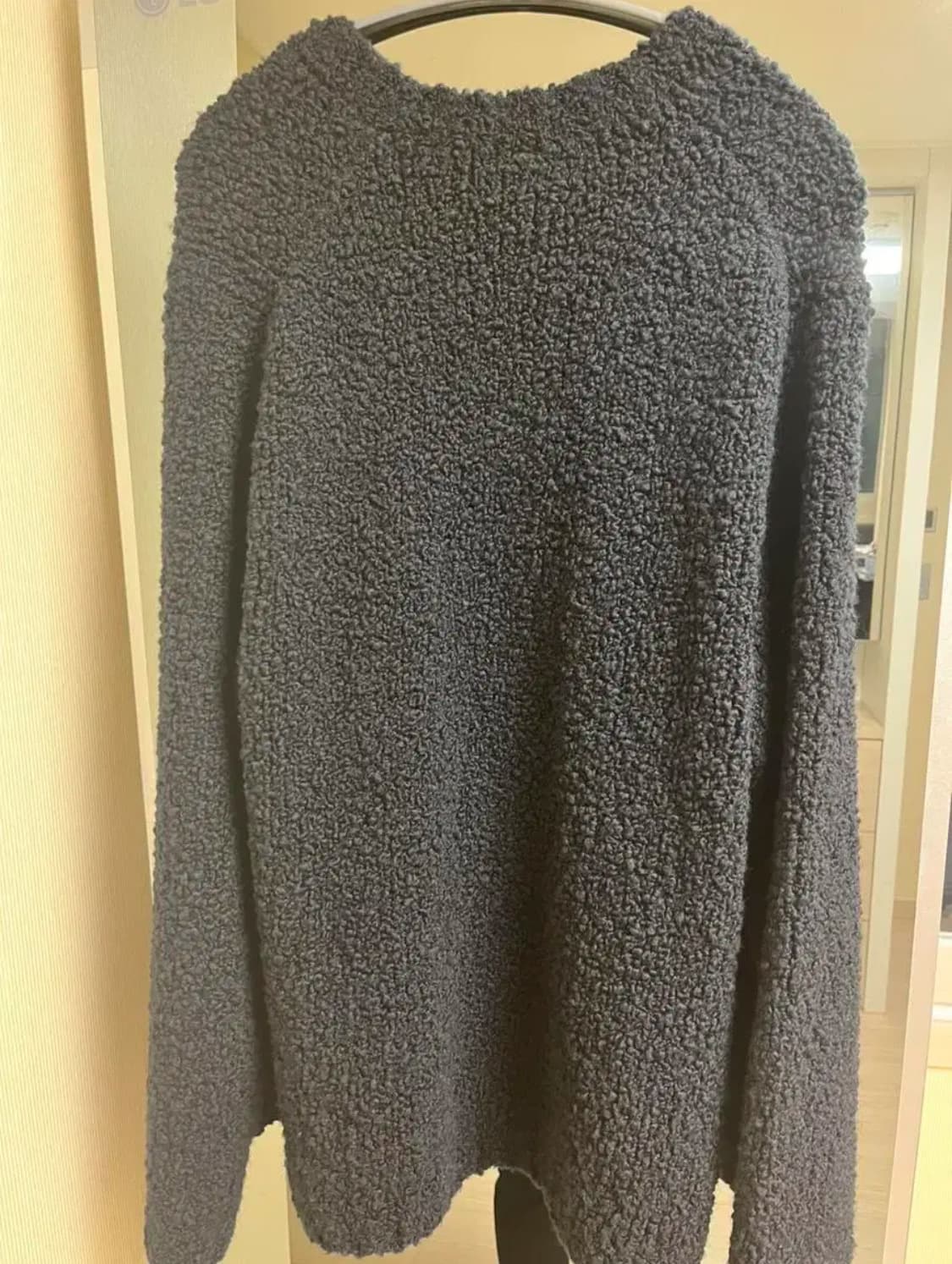 선플라워 아스케 스웨터 블랙 (M) 상품이미지5