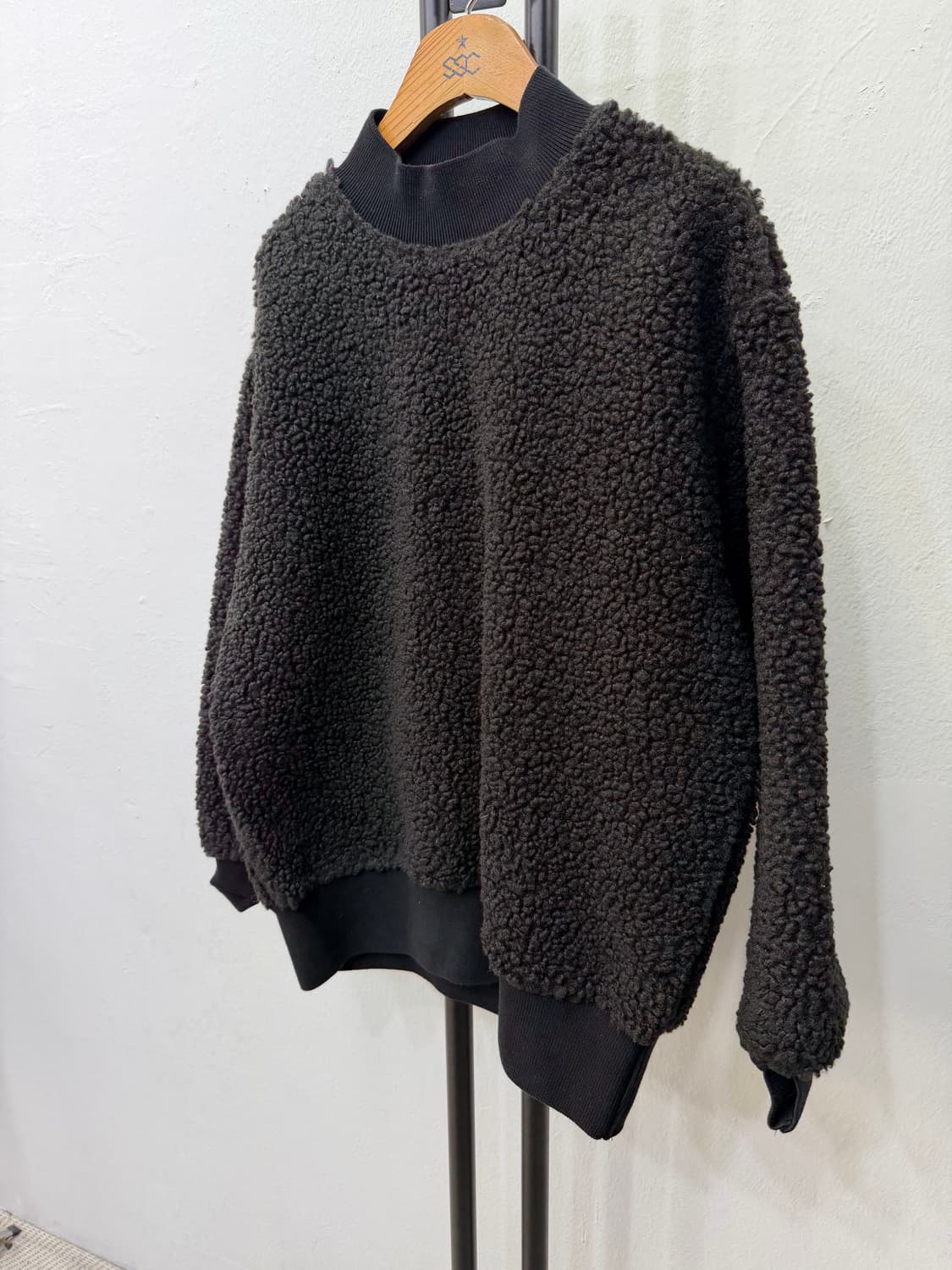  정품) COS 코스 여성 오버핏 뽀글이 맨투맨 XS 상품이미지3