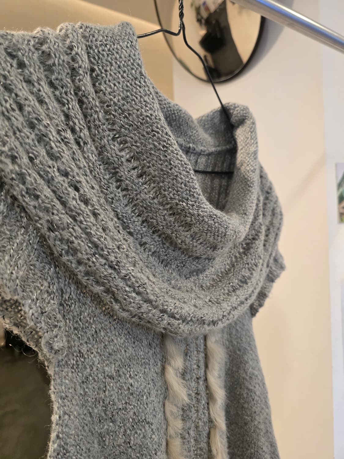 숄더 니트 조끼 상품이미지3