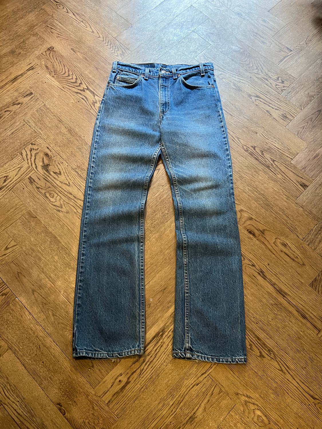 [32]90s 리바이스 USA Made 오랜지탭 517 데님팬츠 L158 상품이미지2