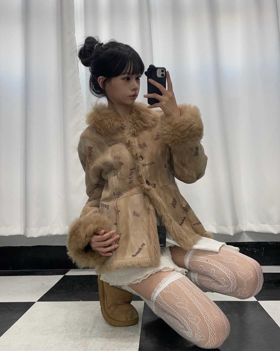 🎸브라운 퍼 자켓🎸 상품이미지1