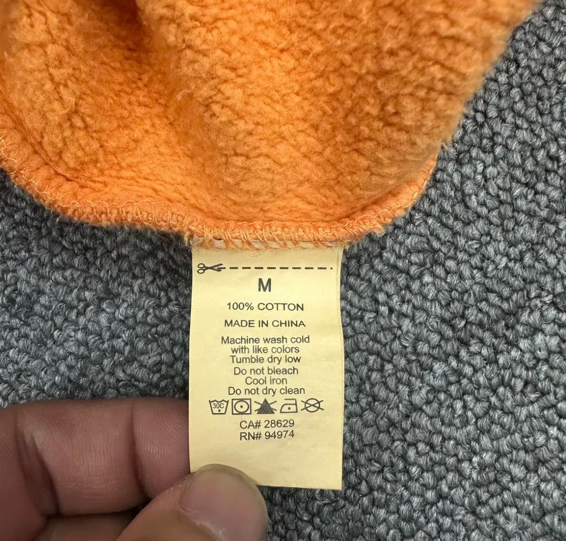 스투시 스톡로고 피그먼트 후드 상품이미지4