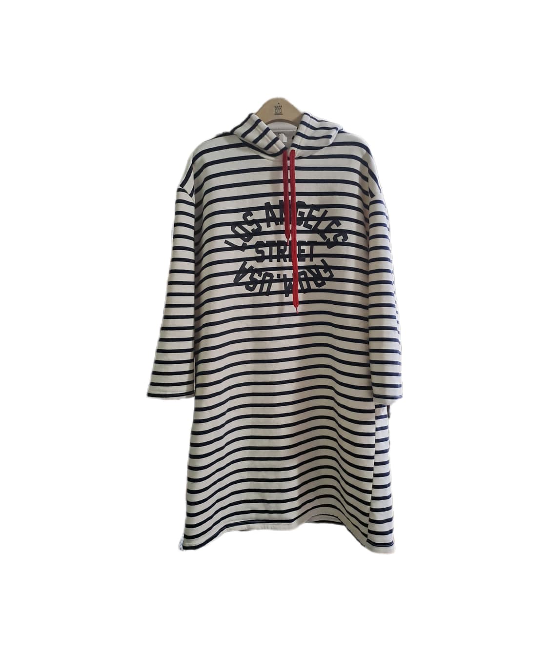 레터링 스프라이트 기모 롱원피스 상품이미지2