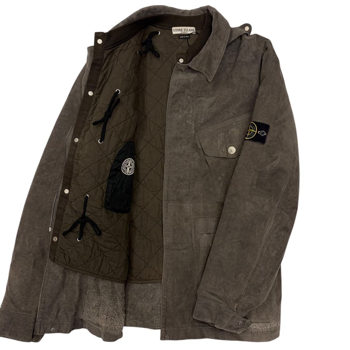 스톤아일랜드 빈티지 스웨이드 레더 자켓 L 상품이미지1